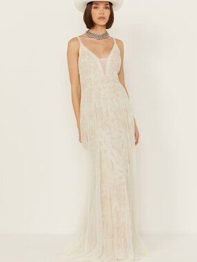 Wonderwest | Birch Beaded Mesh Bridal Dress